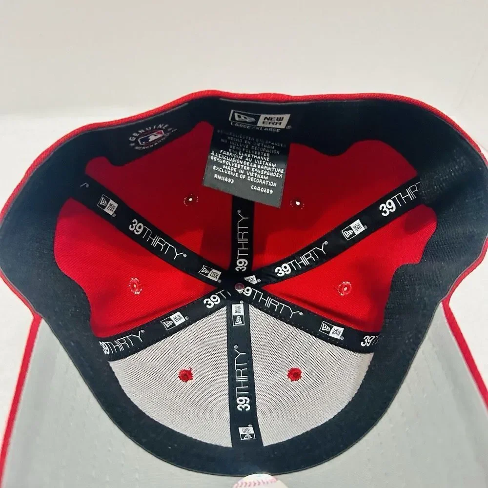 New Era Washington Nationals Game Day 39THIRTY Stretch Flex‎ Hat Cap Red L/XL